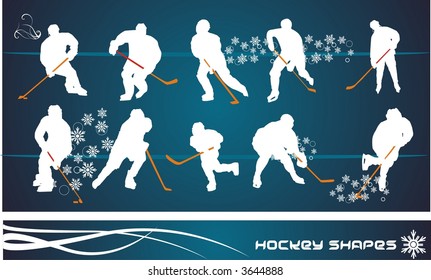 hockey vector shapes