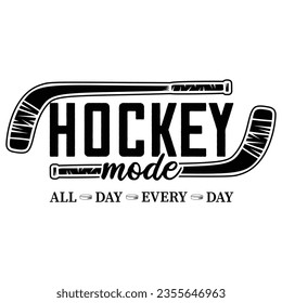 Hockey vibes  , Mom Life  Hockey Momgift hockey t-shirt design