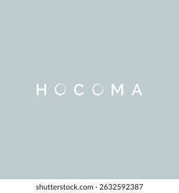 HOCOMA AI LOGO WITH PREMIUM FONT AND O CIRCLE AL BEST ICONE 
