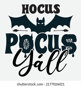 Hocus Pocus Yáll Svg T-Shirt Design