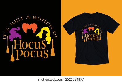 Hocus pocus t shirt, Halloween t shirt design