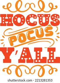 hocus pocus y all vector file