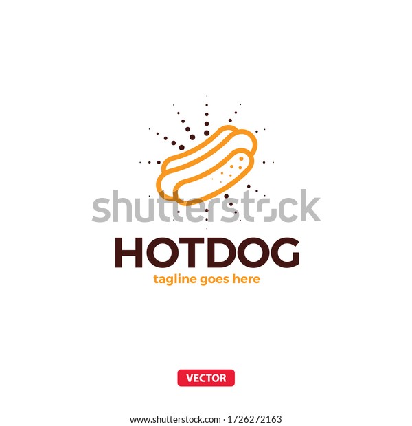 Hod Dog Vector Logo Design\

