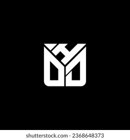 HOD letter logo vector design, HOD simple and modern logo. HOD luxurious alphabet design  