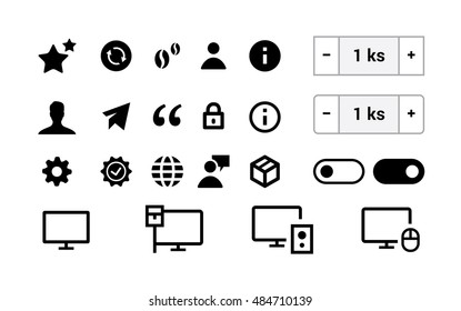 Hodgepodge icon set.