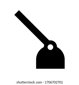 hoe icon or logo isolated sign symbol vector illustration - high quality black style vector icons
