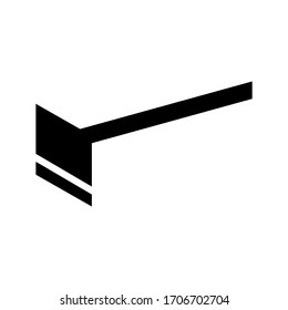 hoe icon or logo isolated sign symbol vector illustration - high quality black style vector icons
