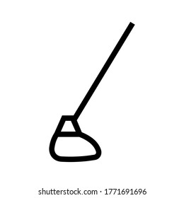 hoe icon or logo isolated sign symbol vector illustration - high quality black style vector icons
