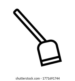 hoe icon or logo isolated sign symbol vector illustration - high quality black style vector icons
