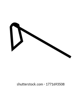 hoe icon or logo isolated sign symbol vector illustration - high quality black style vector icons
