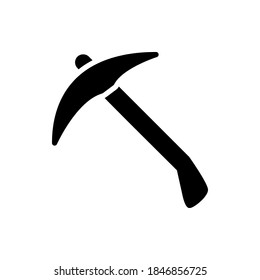 Hoe Symbol Vektorglyph Stil.