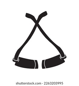 ilustración vectorial de icono de hoe diseño simple