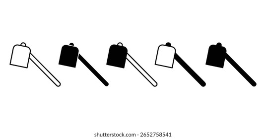 Início Ícones Definir Vetor De Cor Preto E Branco Design Ilustração 