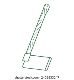 Arte de la línea del hogar. Ilustración vectorial con tema agrícola y estilo vectorial de línea. Elemento vector modificable.