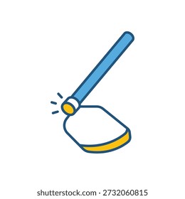 Hoe vector icon stock illustration