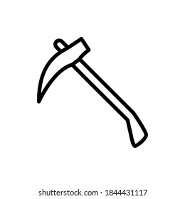 Hoes icon vector outline style.