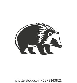 Hog badger Icon on White Background - Simple Vector Illustration