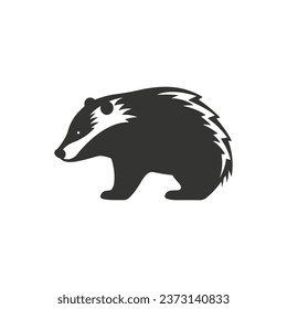 Hog badger Icon on White Background - Simple Vector Illustration