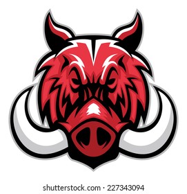 hog head mascot