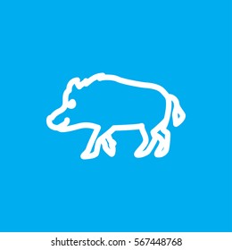 hog icon illustration isolated vector sign symbol