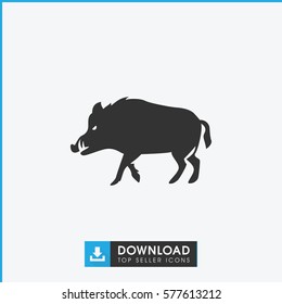 hog icon illustration isolated vector sign symbol