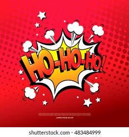 Ho-ho-ho! Speech bubble icon