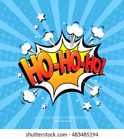Ho-ho-ho! Speech bubble icon
