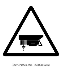 Hoist Above Symbol Sign ,Vector Illustration, Isolate On White Background Label. EPS10