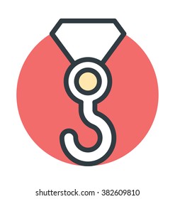 Hoist Colored Vector Icon