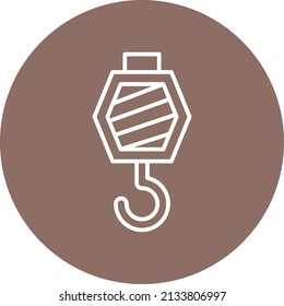 Imagen vectorial de icono de círculo de línea de ataque. También se puede usar para aplicaciones web, aplicaciones móviles y medios impresos.