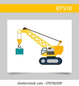 Hoisting crane icon