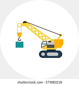 Hoisting crane icon