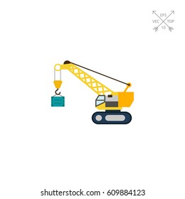 Hoisting crane icon
