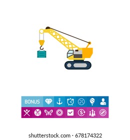 Hoisting crane icon