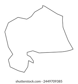 Hoje Taastrup Municipality map, administrative division of Denmark. Vector illustration.