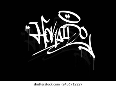 HOKAIDO graffiti tag style design