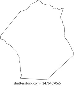 Hoke County map in the State of North Carolina