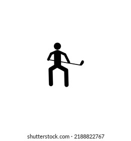 hokey icon,Ice hokey players silhouettes, sport team vector icons playing on ice rink arena. Ice hockey team players goalkeeper, forward, winger, referee and defenseman