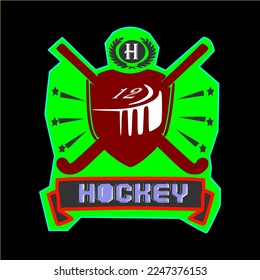 hokey team logo design vector,vector
