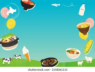  Hokkaido Gourmet Fair Template Poster