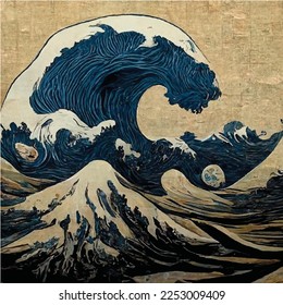 Hokusai's The Great Wave off Kanagawa