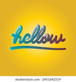 hola hellow design type color