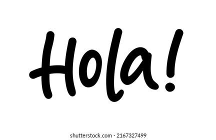 1,132 Hola lettering Images, Stock Photos & Vectors | Shutterstock