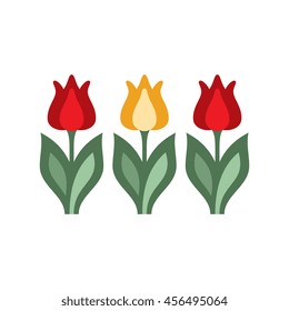 Holandaise Tulips Simplified Icon