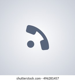 Hold call vector icon