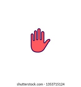 Hold icon design. Essential icon vector illustration