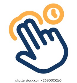 Hold icon symbol. Vector illustration.