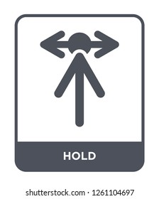 hold icon vector on white background, hold trendy filled icons from Cursor collection, hold simple element illustration