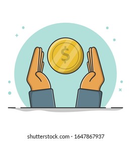 Konzeptuell für die Vektorillustration von Devisen