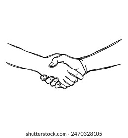 Hold one's hands continuous line drawing. one line art, People shaking hands one line. Vector illustration for poster, card, logo, banner valentine day, wedding,Coffee cup and t-shirt